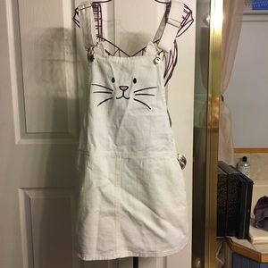Cat overall dress